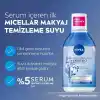 NIVEA Micellar Yenileyici Makyaj Temizleme Suyu 400 ml,Suya Dayanıklı Makyajı Çıkarır,Ovalaa Gerektirmez, Serum İçerikli,Pantenol