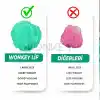 WONKEY - Banyo ve Duş Lifi, Yumuşak Vücut Yıkama Lifi, Karışık Renkli Banyo Kesesi 2li Paket