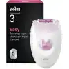Braun Silk·épil 3 Kablolu Epilatör, Kalıcı Pürüzsüz Cilt, 3-000