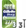 Gillette Blue3 Sensitive Kullan At Tıraş Bıçağı 3lü 1 Paket