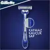 Gillette Blue3 Sensitive Kullan At Tıraş Bıçağı 3lü 1 Paket