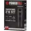 POWERTEC TR-375 (3in1) Günlük Erkek Tıraş Bakım Seti (3 Başlıklı ve Ek Başlık Hediyeli)