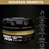 Nishman Saç Şekillendirici Wax 07 Gold One, 150 ML | Tüm Saç Tipleri | Ekstra Güçlü, Islak ve Parlak Görünüm