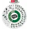 Bosch Home and Garden Bosch Akku Grasschere AdvancedShear 18V-10 (ohne Akku, 18-Volt-System, schneidet bis zu 85 m² pro Akkuladung, mit Strauch- und Grasscherenmesser, im Karton)