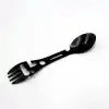 MOBEE 2li Paket 5i 1 Arada Spork Seti Paslanmaz Çelik Kamp Çatal Kaşık Bıçak Şişe Açacağı Outdoor MKMP-0044
