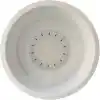 ToXA 2 Litre 19cm Küre Saksı Ayaklı Delikli Süzgeçli Plastik Çiçek Saksısı Fildişi