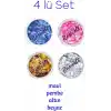 ROSEVELT Gümüş Kendinden Yapışan Mayaj Simi Glitter PRA-7039372-9761