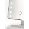 Busstier Led Işıklı Makyaj Aynası Dokunmatik 3 Işık Modlu Ayarlanabilir Oynar Başlıklı Masa Üstü Ayna Beyaz Işık Gün Işığı Sıcak Işık