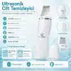 YUES Ultrasonik Cilt Temizleyici Skin Scrubber W-1188, Siyah Nokta ve Gözenek Temizleme Cihazı, 24.000 Titreşim/sn, 2 Modlu Yüz Bakım Spatulası, USB Şarjlı Cilt Bakım Cihazı