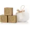 Halep Sabunu%85 Zeytinyağı%15 Defne Yağı – Doğal Saç ve Vücut Sabunu, Vegan, El Yapımı, Katı Şampuan Sabunu, Yaklaşık 850-1000 gr (3 Adet (185 g)) (Lif Hediyeli)