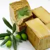 Halep Sabunu%85 Zeytinyağı%15 Defne Yağı – Doğal Saç ve Vücut Sabunu, Vegan, El Yapımı, Katı Şampuan Sabunu, Yaklaşık 850-1000 gr (3 Adet (185 g)) (Lif Hediyeli)