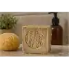 Halep Sabunu%85 Zeytinyağı%15 Defne Yağı – Doğal Saç ve Vücut Sabunu, Vegan, El Yapımı, Katı Şampuan Sabunu, Yaklaşık 850-1000 gr (3 Adet (185 g)) (Lif Hediyeli)