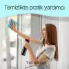 300 ml Sürekli Püskürtmeli Sprey Şişesi, Yeniden Doldurulabilir Boş Su Şişesi, Siyah
