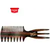 Morgans Pomade Three Way Afro Pomade Comb - 3 Kademeli Profesyonel Tarak
