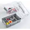 Orret Home Bölmeli ve Katlı Plastik Organizer Makyaj Düzenleyici – Kilitli Takım Sandığı Organizer Kutu, Taşıma Kulplu Çok Amaçlı Düzenleyici, Katlı Saklama Kutusu (ASORTİ RENK) (9 Litre)