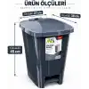 Miss Collection Lüx Serisi Pedallı 25 Litre Çöp Kovası Antrasit