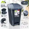 Miss Collection Lüx Serisi Pedallı 25 Litre Çöp Kovası Antrasit