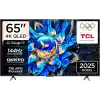 TCL 65 inç Akıllı TV 65T8C 4K QLED Renkli Quantum Crystal HDR10+ Oyun Google TV, 144Hz Doğal Yenileme Hızı, ONKYO 2.1 Hi-Fi Ses Sistemi, Dolby Atmos, DTS Virtual X, MEMC, Game Master (2025 Modeli)