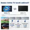 TCL 65 inç Akıllı TV 65T8C 4K QLED Renkli Quantum Crystal HDR10+ Oyun Google TV, 144Hz Doğal Yenileme Hızı, ONKYO 2.1 Hi-Fi Ses Sistemi, Dolby Atmos, DTS Virtual X, MEMC, Game Master (2025 Modeli)