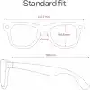 Ray-Ban Meta Wayfarer Gen 2 Akıllı Gözlük, 12 MP Kamera, 3K Video, Meta AI, 8 Saat Pil, Transitions Şeffaf/Grafit Yeşil Lens, Parlak Siyah, 50-22