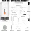 VICHYIE 20si 1 Arada Klavye ve Kulaklık Temizleme Seti - AirPods 1/2/3/Pro, PC, Dizüstü Bilgisayar, Cep Telefonu, Kamera İçin Aksesuar