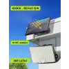 Amber LED 268 LEDli Solar Projektör – 60W, 5400 Lümen, 10 Metre Kablolu, IP65 Su Geçirmez, 6500K Beyaz Işık, Hareket Sensörlü Güneş Enerjili Dış Mekan Aydınlatma