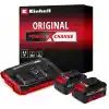 Einhell Orijinal Starter Kit 2x 4,0 Ah PXC Akü ve 3A Twincharger 4512112