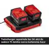 Einhell Orijinal Starter Kit 2x 4,0 Ah PXC Akü ve 3A Twincharger 4512112