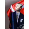 ZC Bayrak Atatürk Baskılı Türk Bayrağı 150x225 cm Raşel Kumaş Dijital Baskı