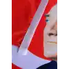ZC Bayrak Atatürk Baskılı Türk Bayrağı 150x225 cm Raşel Kumaş Dijital Baskı