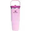 Stanley IceFlow Flip Straw Tumbler Pipetli Termos Bardak, 0.89 Litre, Kiraz Çiçeği (Cherry Blossom)
