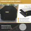 Haegs BBQ Mangal Örtüsü, Gazlı, Kömürlü Grill Koruma Brandası, Su geçirmez, Outdoor Dış Mekan Barbekü Mangal Kılıfı - 120-60-120 cm
