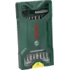 Bosch Professional Accessories X/Line Mini 25 Parça Vidalama Seti, Plastik Kutu, Yeşil