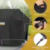 Haegs BBQ Mangal Örtüsü, Gazlı, Kömürlü Grill Koruma Brandası, Su geçirmez, Outdoor Dış Mekan Barbekü Mangal Kılıfı - 120-60-120 cm
