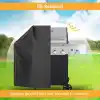 Haegs BBQ Mangal Örtüsü, Gazlı, Kömürlü Grill Koruma Brandası, Su geçirmez, Outdoor Dış Mekan Barbekü Mangal Kılıfı - 120-60-120 cm