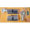 Kale Kilit 264 Ortak Anahtarlı 2li Set (SNC+SMC) Kilit Silindiri, Barel (68 mm)