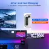 Bağımsız Anahtarlı 5li Işıklı Akım Korumalı Çoklu Priz 4000W, 2x USB - 2x Type-C Giriş, Metal Ön Panel Uzatma Kablosu Köşe Beşli Priz, Topraklı, 2 Metre Kablo