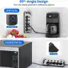 Bağımsız Anahtarlı 5li Işıklı Akım Korumalı Çoklu Priz 4000W, 2x USB - 2x Type-C Giriş, Metal Ön Panel Uzatma Kablosu Köşe Beşli Priz, Topraklı, 2 Metre Kablo