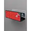 MallArt® Siyah Paslanmaz Metal Banyo Rafı - 3M Yapışkanlı Duş Rafı ve Mutfak Düzenleyici Organizer - Matkap Gerektirmeyen Kolay Montaj
