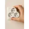 Golyat 3’lü Topraklı Priz Çoklayıcı Fiş,16A, 250V Elektrik Değeri, Maksimum 3600W Güç Kapasitesi, Dayanıklı Plastik Gövde, Güvenli, Elektrik Dağıtımı, Ev, Ofis ve İş Yerleri İçin İdeal