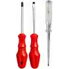 AEE® 3lü Tornavida Seti 5x100 mm Düz + Yıldız + Kontrol Kalemi