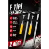 Zephoo 2 Adet Çelik F Tipi Mobilyacı Işkencesi 50x250mm Ile 50x250 mm Marangoz F Kelepçesi