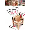 Zephoo 2 Adet Çelik F Tipi Mobilyacı Işkencesi 50x250mm Ile 50x250 mm Marangoz F Kelepçesi