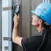 Bosch Professional D-tect 120 Duvar Tarama Cihazı (Tarama alanı: 120 mm, Akım geçen ve geçmeyen kabloların, metal, plastik boruların bulunması, USB-C kablosu, 4 x AA pil, Akü Adaptörü, Taşıma Çantası)