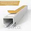 4 Metre (25x16) | Kendinden Yapışkanlı Kablo Kanalı | 4m (10 Adet x 40cm) | Kablo Gizleyici