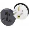 2 ADET Evrensel Uluslararası Priz Fiş Adaptör Çevirici 16A 250V Seyahat fişi Dönüştürücü Adaptörü, 200den fazla ülkede ABD/Avustralya/UK, CE sertifikalı