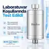 Bluefox Platinum Duş Filtresi, KDF 55 + Aktif Karbon + C Vitamini, Klor ve Ağır Metallerin Azaltılmasına Yardımcı, Saç ve Cilt Dostu, Evrensel 1/2 Uyumlu, Aletsiz Montaj