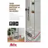 Akfix 100D Duşkabini, Mutfak ve Banyo Silikonu, Şeffaf,%100 Silikon, Hızlı Kuruyan, Küf Tutmaz, Su Geçirmez,Sararma Yapmaz