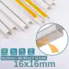 4 Metre (16x16mm) | Kendinden Yapışkanlı Kablo Kanalı | 4m (10 Adet x 40cm) | Kablo Gizleyici