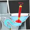 AEE® Tıkanıklık Açma Makinesi Gider Borusu Açma Temizleme Pompası Aparatı Mutfak Banyo Drenaj Duş Tuvalet Klozet Kanalizasyon Lavabo